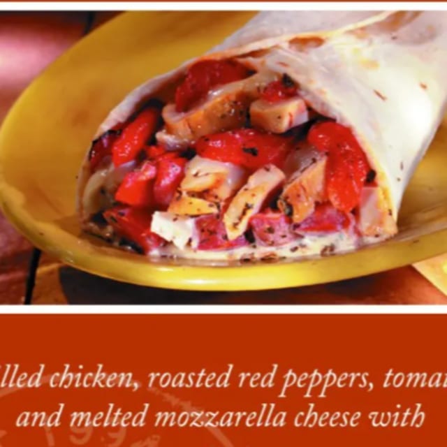 Chicken Verona Wrap.
