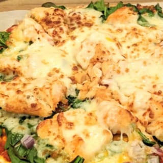 Salmon Grilled Flatbread