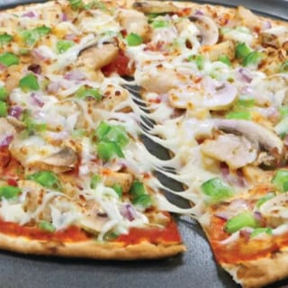 Vegetable Confetti Grilled Flatbread